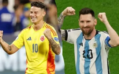 Messi y James Rodríguez: el adiós de dos gigantes